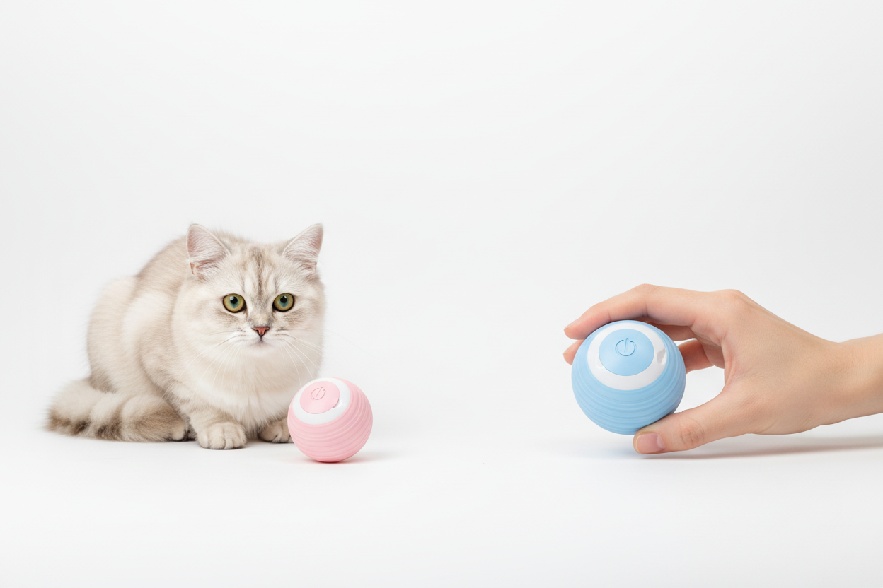 Bannière avec vos balles rose et bleue